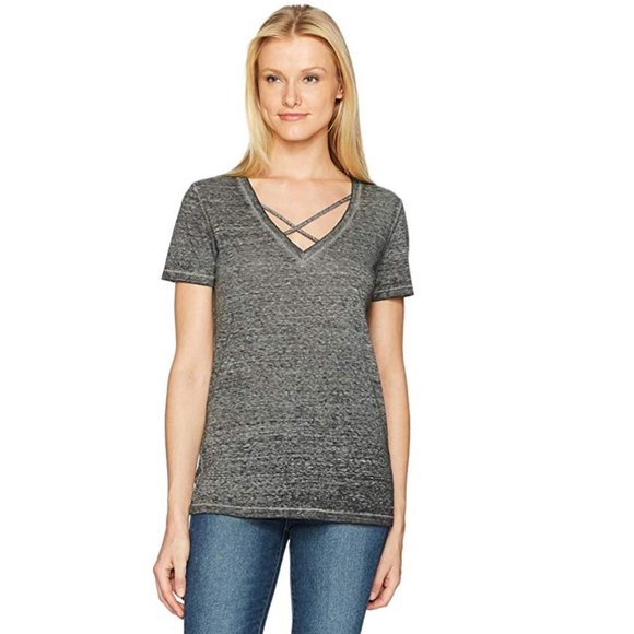 n:Philanthropy Women's Pepper V Neck Tank - Picture 1 of 2